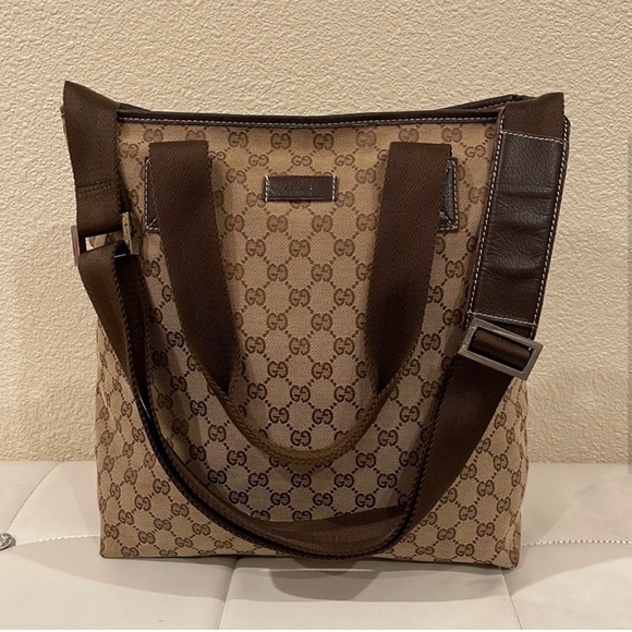 Gucci Other - Gucci Brown Satchel Beige Dark brown
Good condition
Authentic